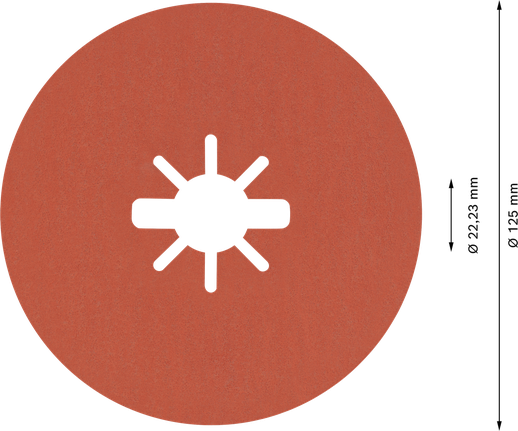 Bosch EXPERT R782 Prisma 陶瓷 X-LOCK 纖維盤 125 毫米。.